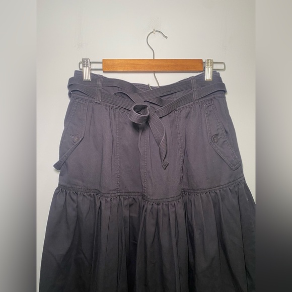 Ulla Johnson Griffin Gathered-Detail Tie Waist Skirt Size 6 - Picture 4 of 12